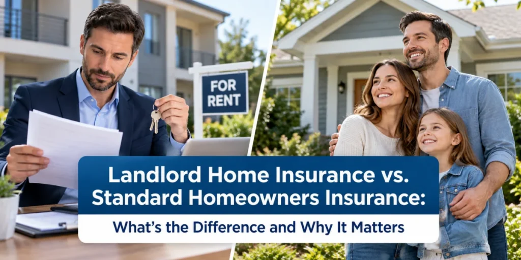 Landlord Home Insurance vs. Standard Homeowners Insurance: What’s the Difference and Why It Matters